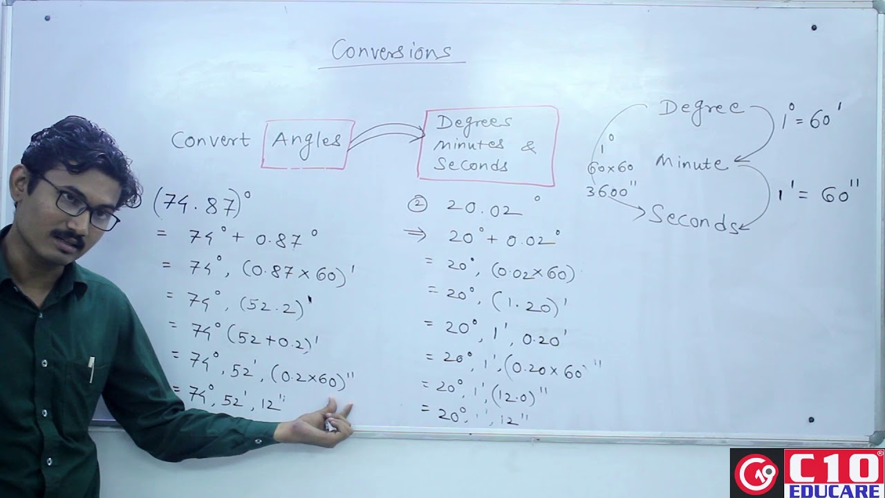 Degree Minute & Seconds Conversion
