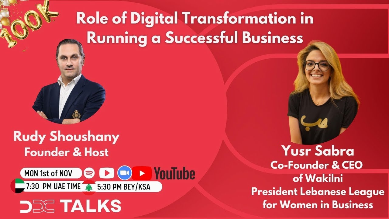 Role of Digital Transformation in Running a Successful Business Yusr Sabra