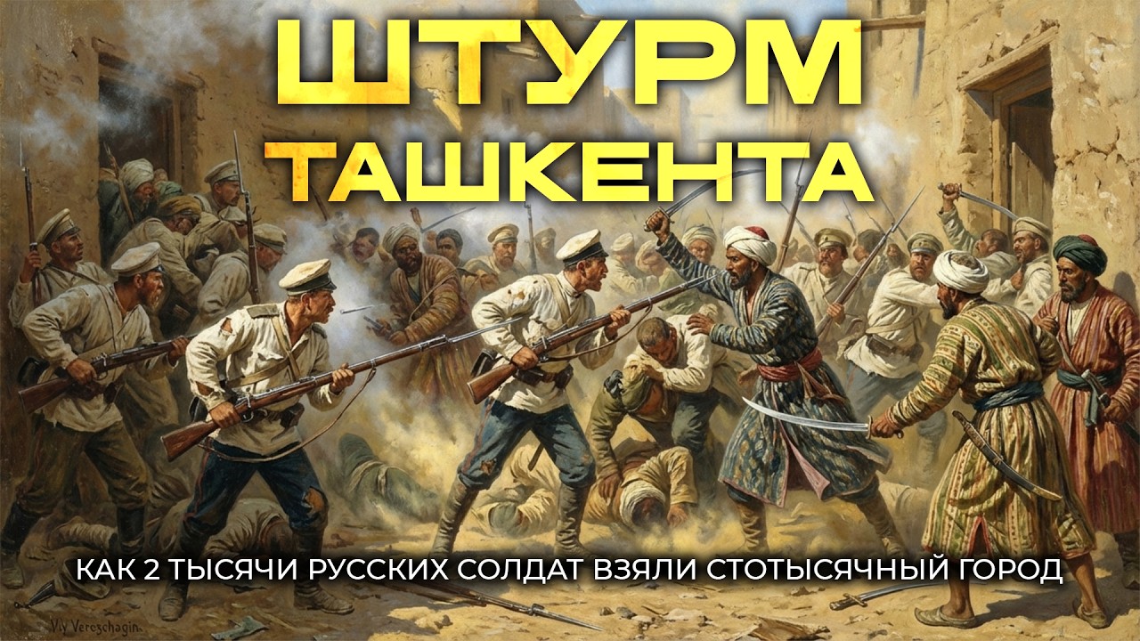 Штурм Ташкента - как генерал Черняев взял СТОТЫСЯЧНЫЙ город за одну ночь