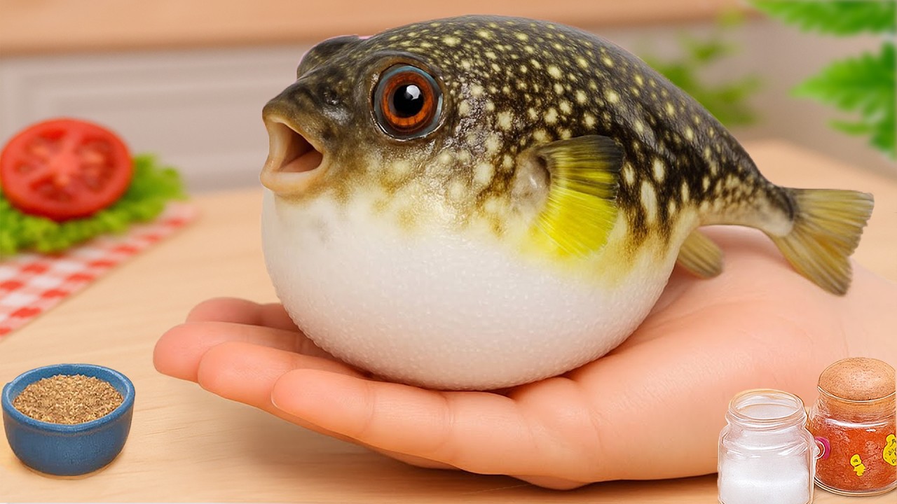 Small Cooking Recipes 🐡 How To Make Minecraft Puffer Fish Curry & Garlic Butter 👉 Small Cooking