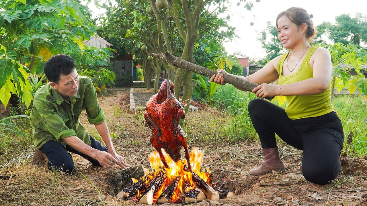 ✅ Harvesting Ducks Go to Market to Sell – Traditional Duck Roasting & Soil Boosting!
