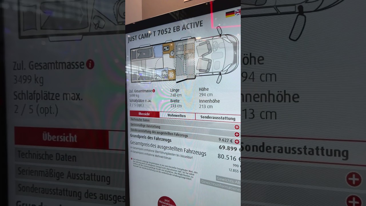 Dethleffs Just Camp T 7052 EB Active on CARAVAN SALON D&uuml;sseldorf 2025