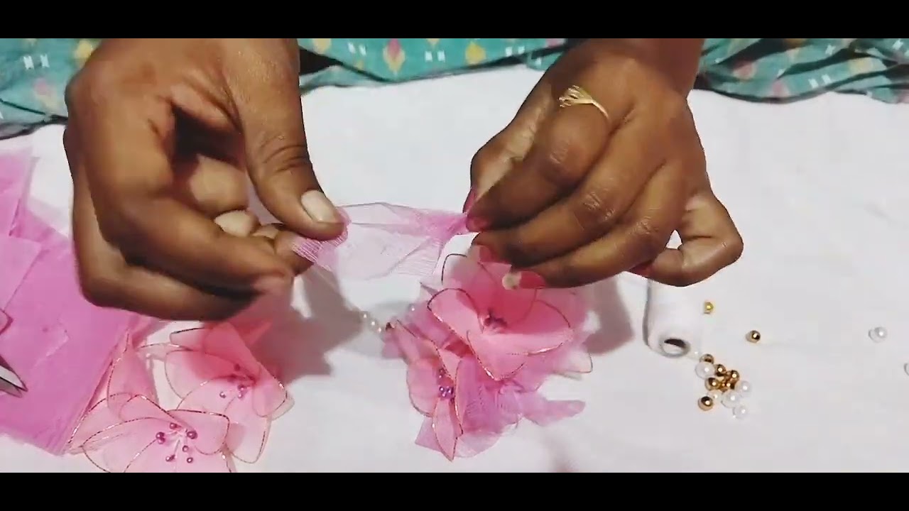 Stoken cloth Garland making
