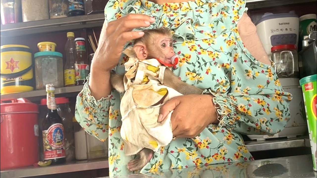 So comforting!! Smart baby LIORA needs a hug from her mother after drinking her full milk