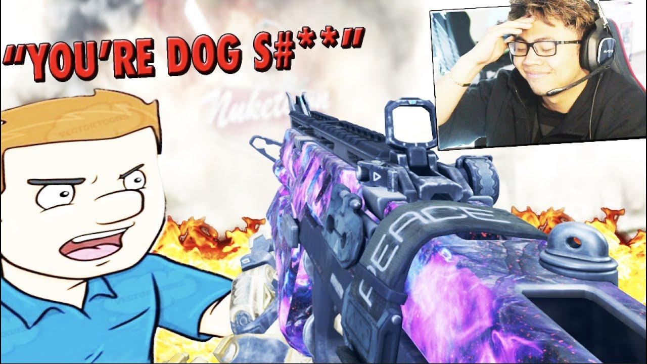 TRASH TALKER GETS NUKED in BLACK OPS 3.. 😂(HE RAGED!)