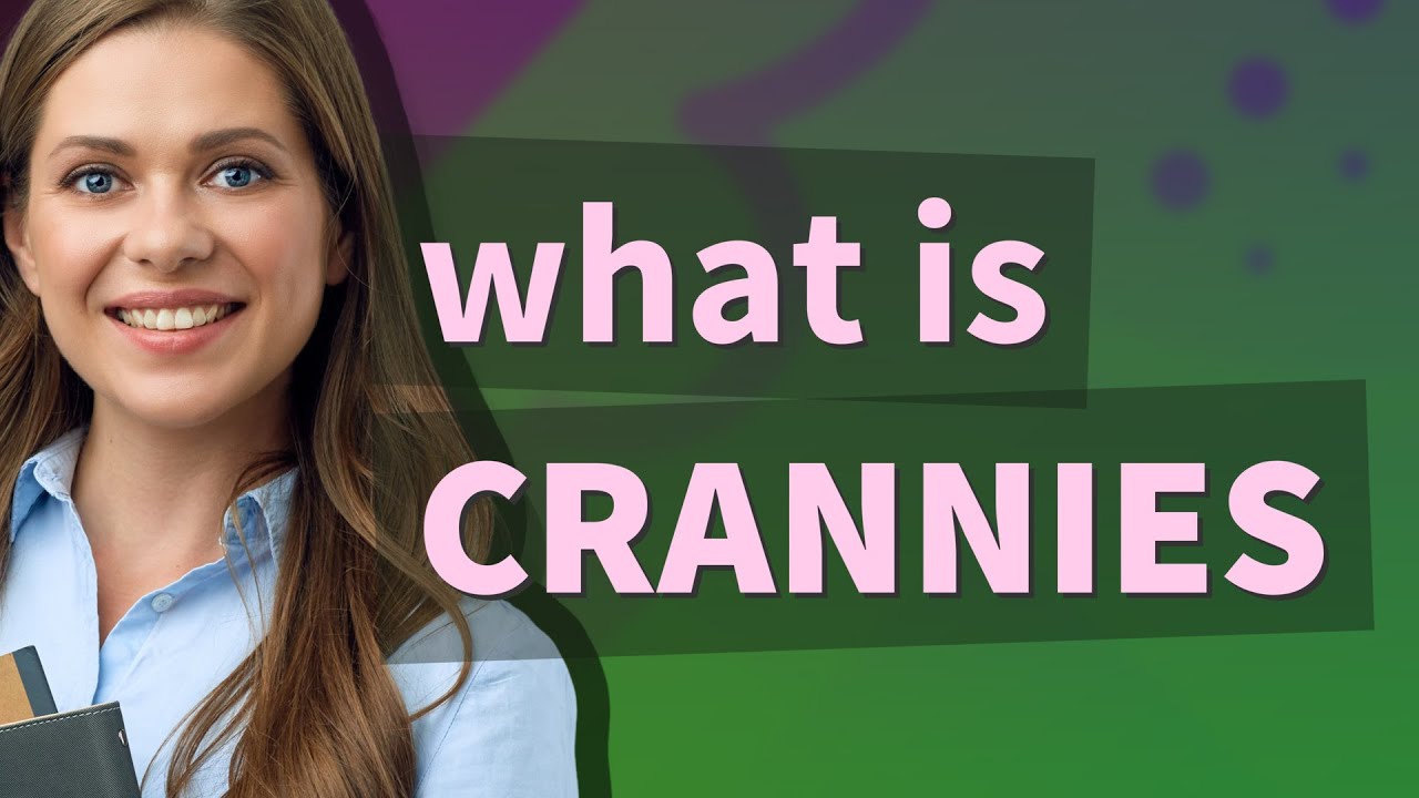 Crannies | meaning of Crannies