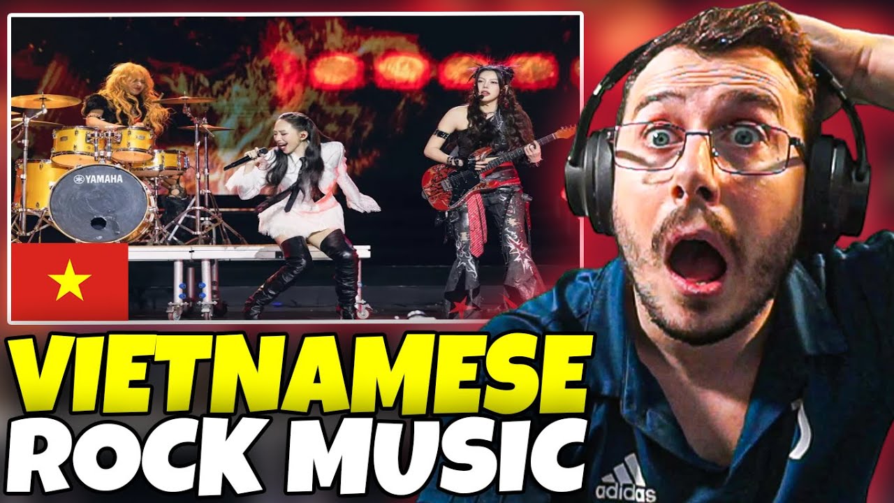 Reacting to This INSANE Vietnamese Rock Mashup 🇻🇳🔥