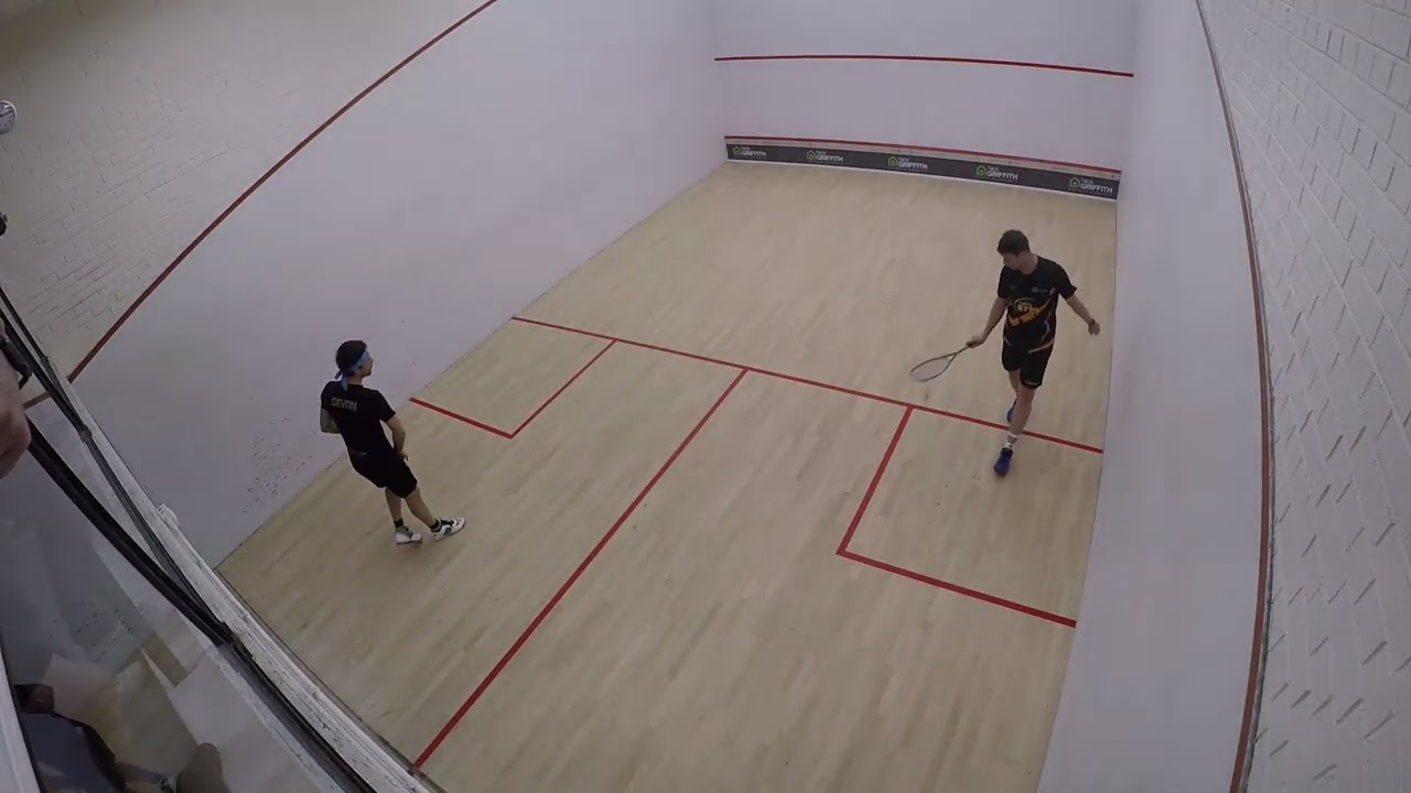 SQUASH EAST GLOS V DEVON MIKE HARRIS V TAYNE TURNOCK