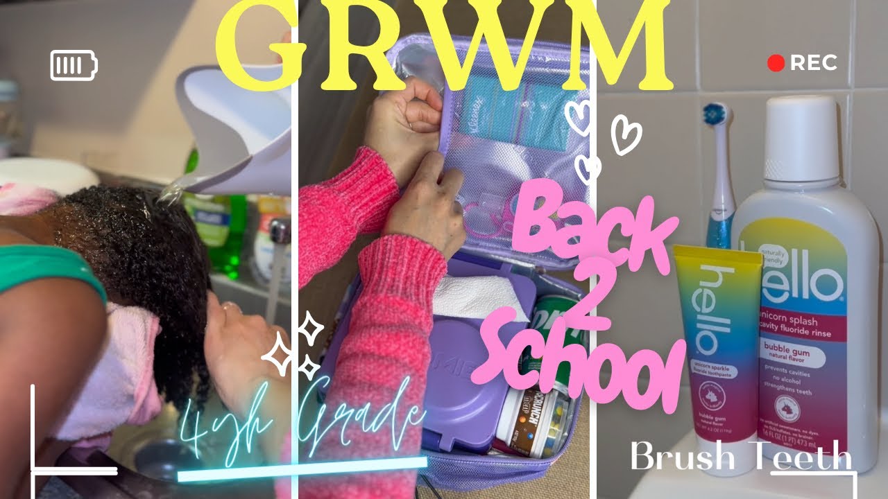 GRWM First Day Of School As A 4th Grader