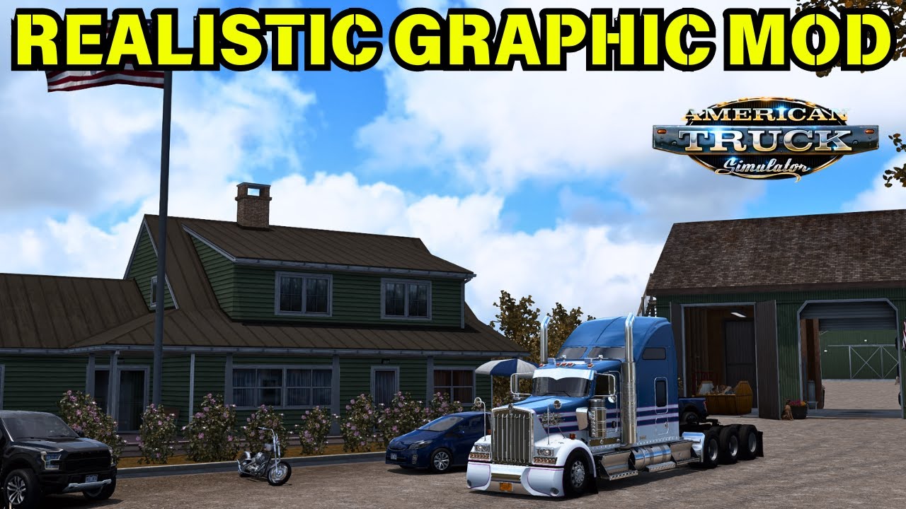 American Truck Simulator - Realistic Graphics Mod in ATS 2024