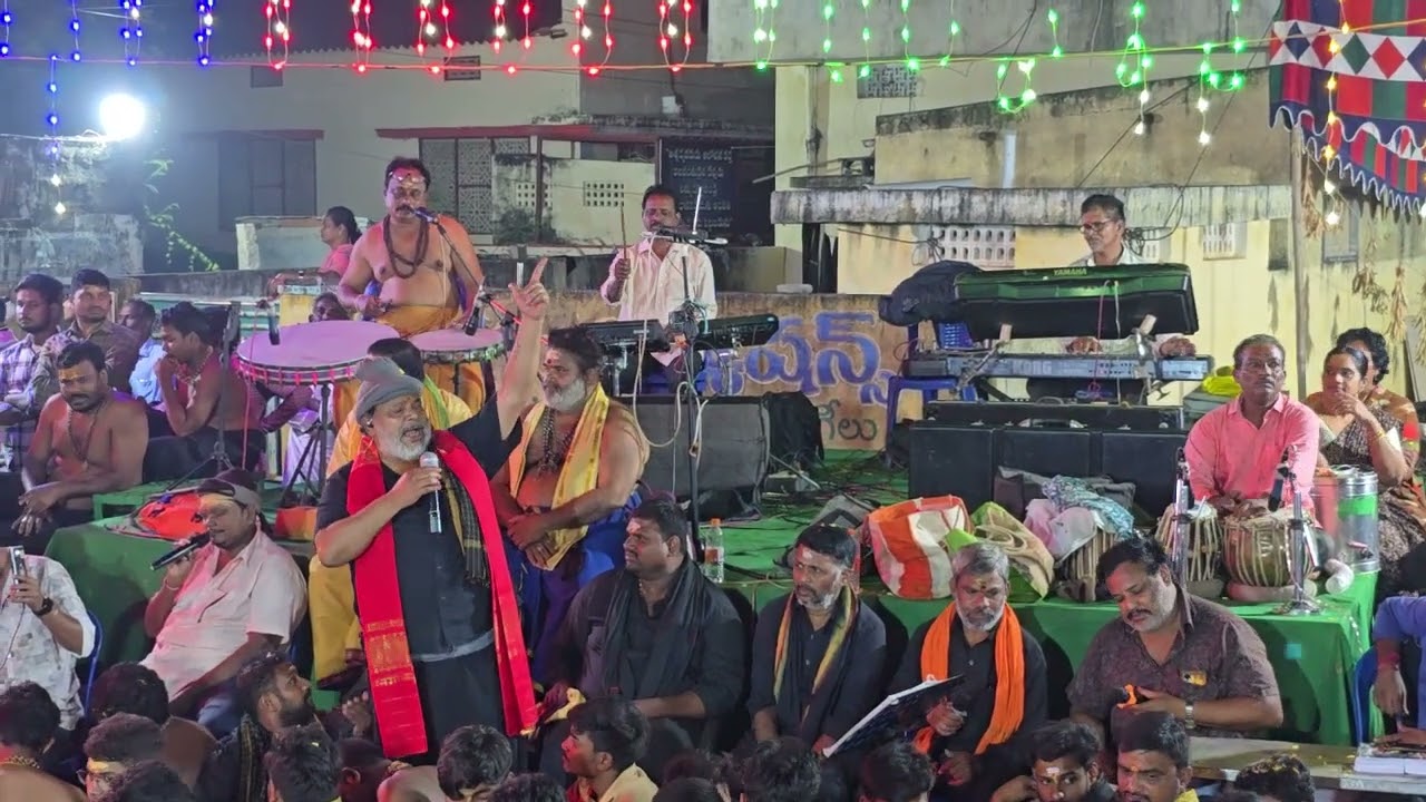 Sabarimala Naavuka Saagipotunnadi Dappu Srinu live performance || Dappu Srinu Devotional