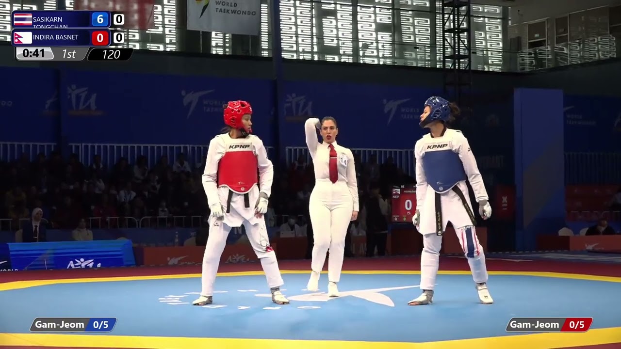 120 Semi final W  67kg THA SASIKARN TONGCHAN NEP INDIRA BASNET