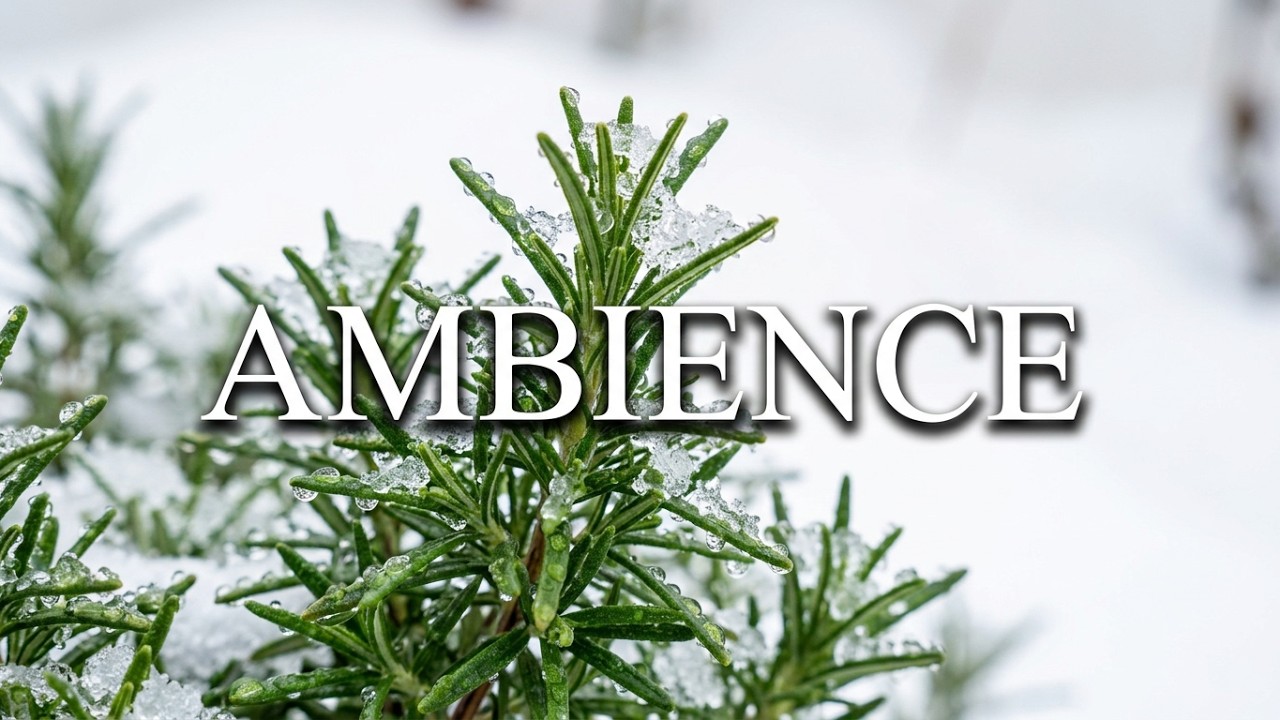 Southern Snow Scene Ambiance Background ❄️ 