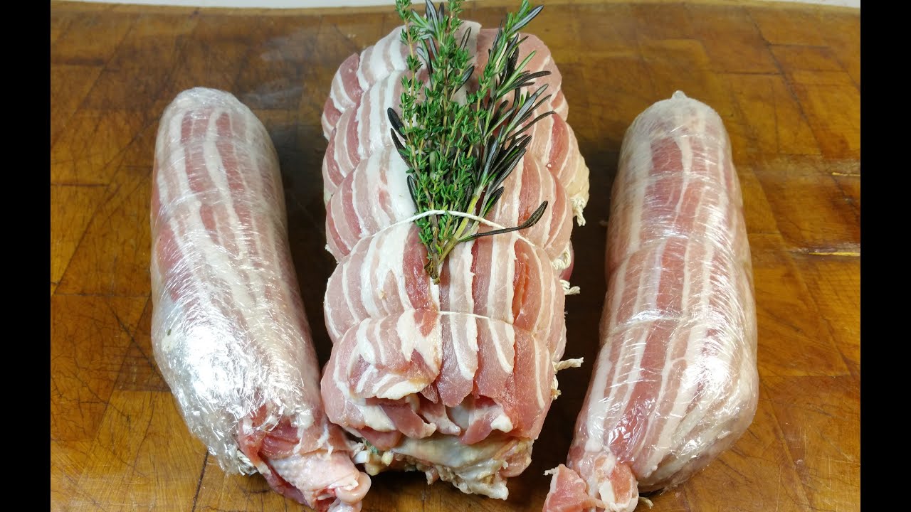 How To De-bone And Stuff A Turkey And Turkey Legs.