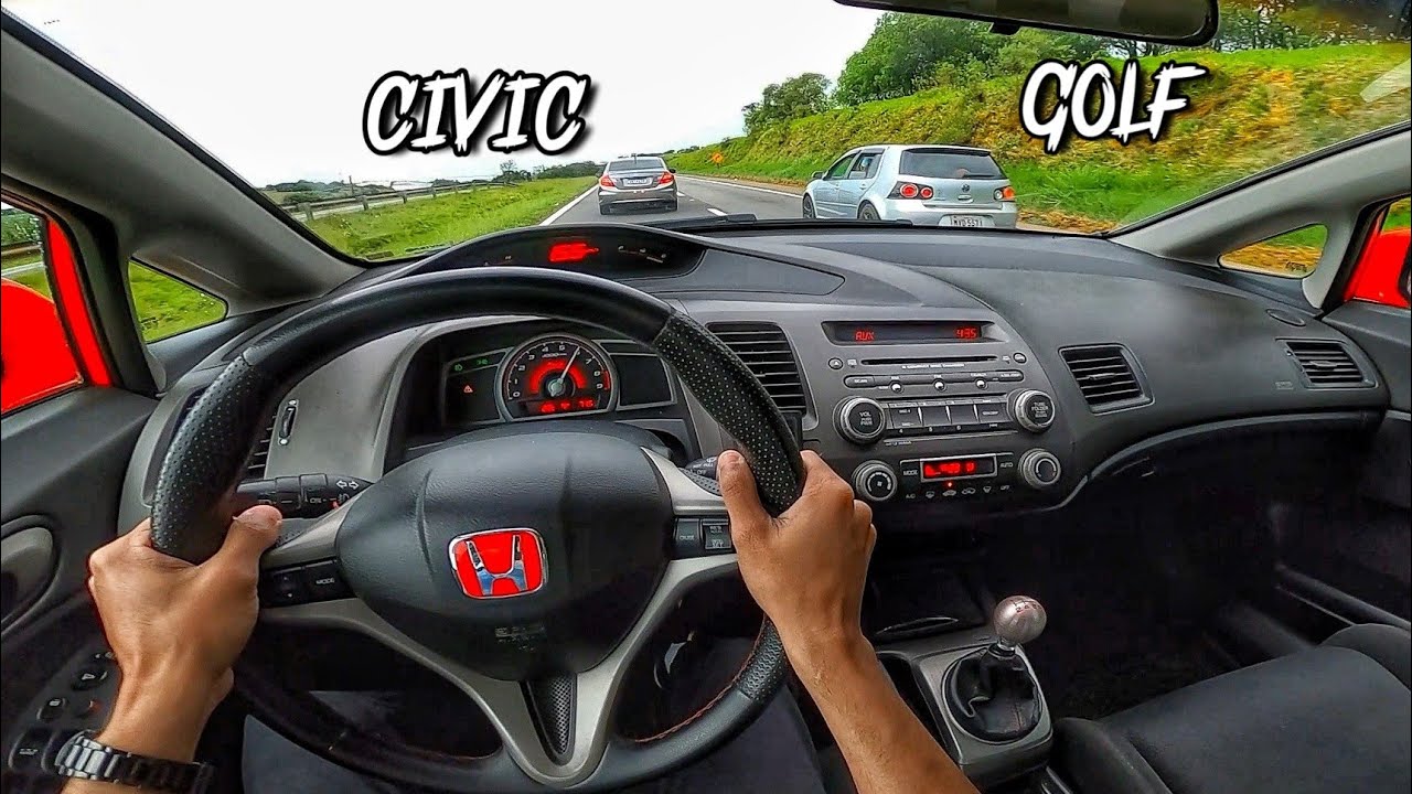 SE NÃO ANDAR EU EMPURRO DE CIVIC SI NA ESTRADA