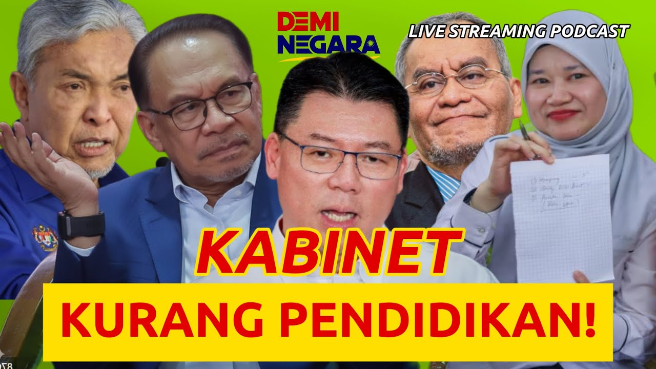 KABINET KURANG PENDIDIKAN!