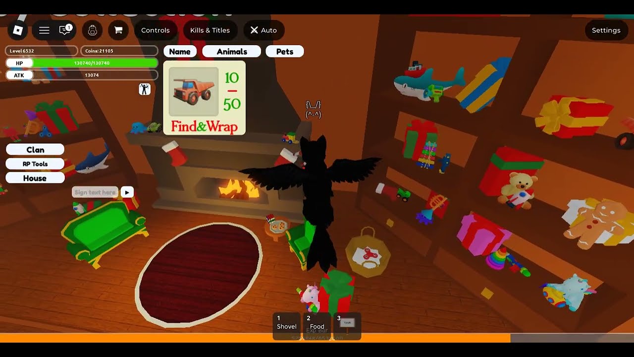 Christmas presents 1-11 houses! Roblox | Animal Sims