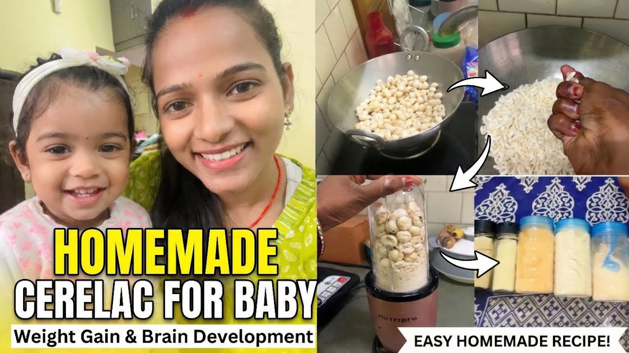 #homemadecerelac baby ke liye kaise banaye?  #cerelacrecipe #cerelac #babyfood #makhana #dryfruits 