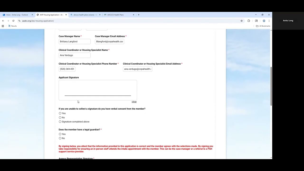 AHP Waitlist Application Instructions