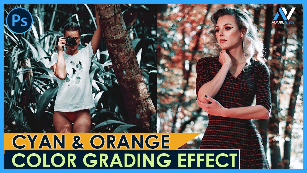 Cyan and Orange Color Grading in Photoshop | Photoshop Tutorial 2024