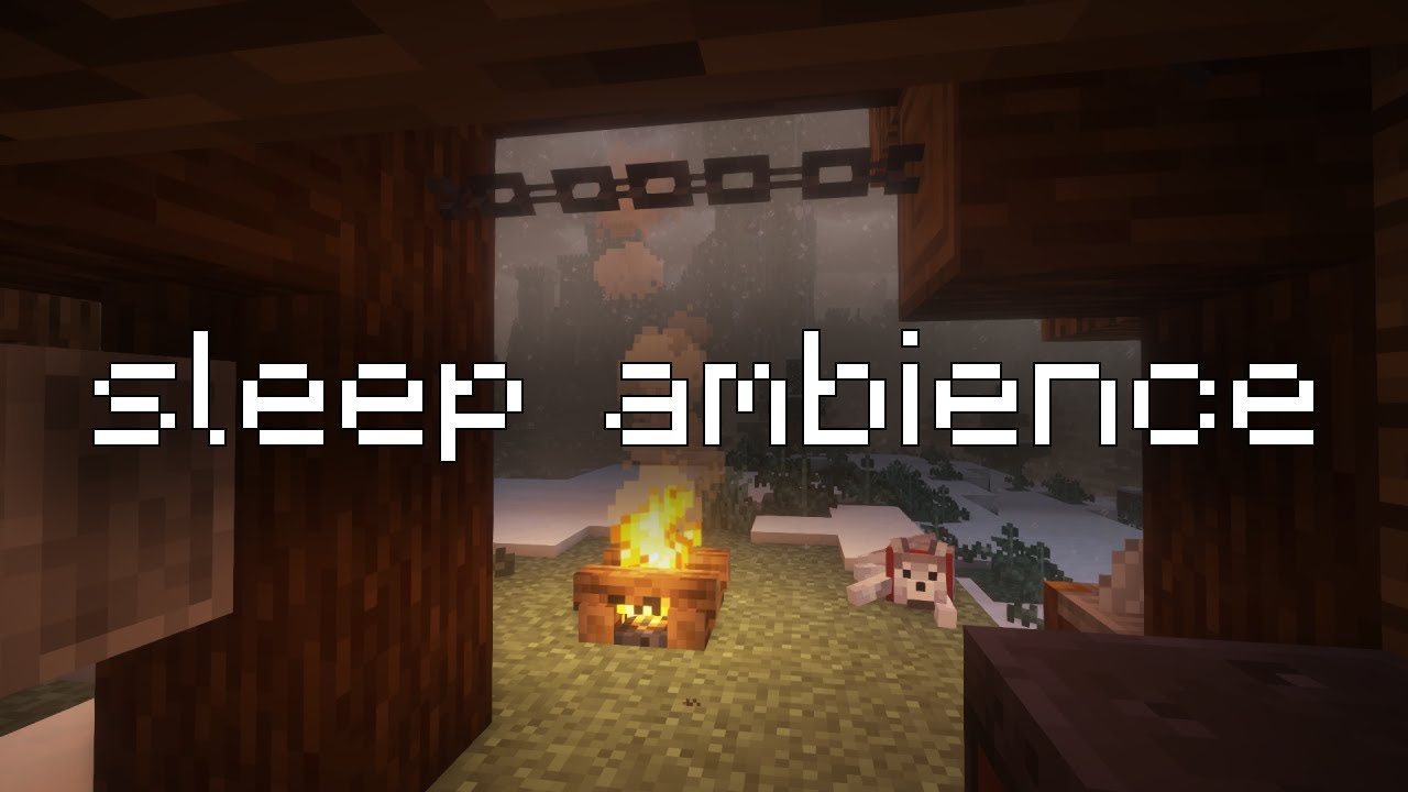 no more rushing… (minecraft gentle rain for sleep)