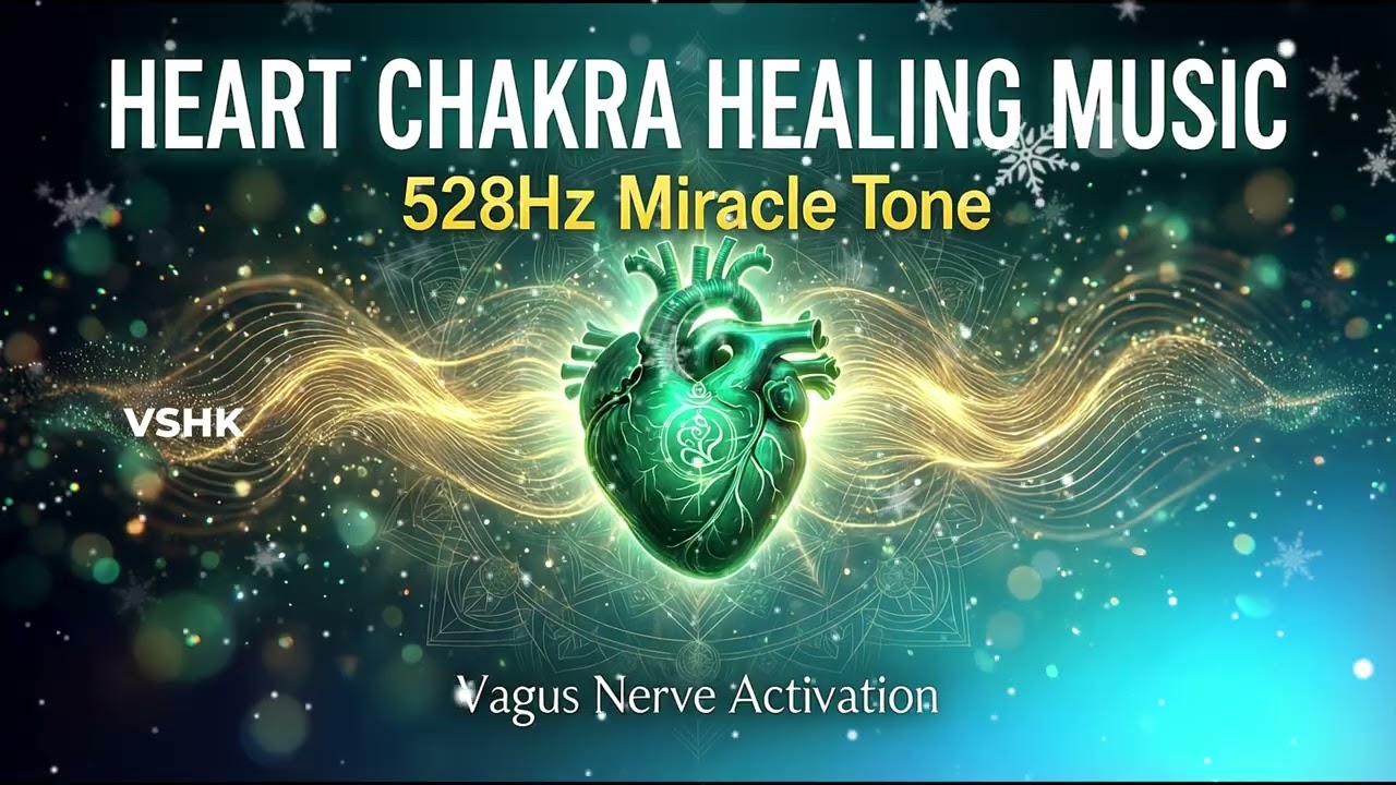Heart Chakra Healing Music | 528Hz Miracle Tone | Vagus Nerve Activation