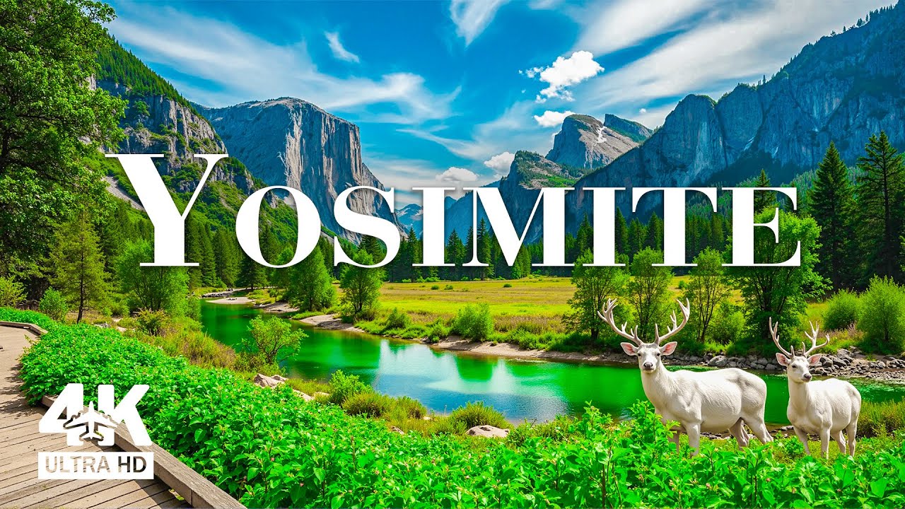 Yosemite National Park, USA 4K HDR | El Capitan, Half Dome & Crystal-Clear Rivers | Travel 4K