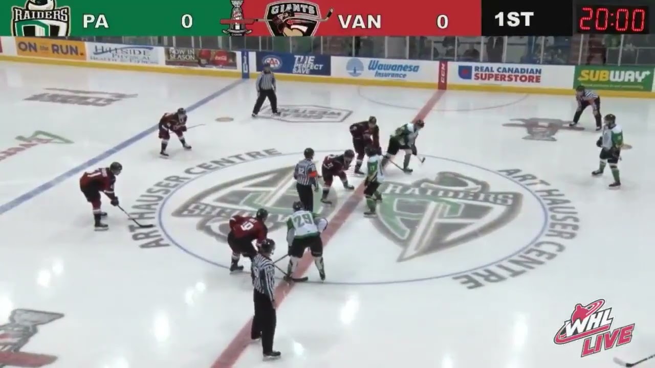 PA Raiders vs VAN Giants | 2019 Rogers WHL Championship G1 | Game 1 Puck-Drop