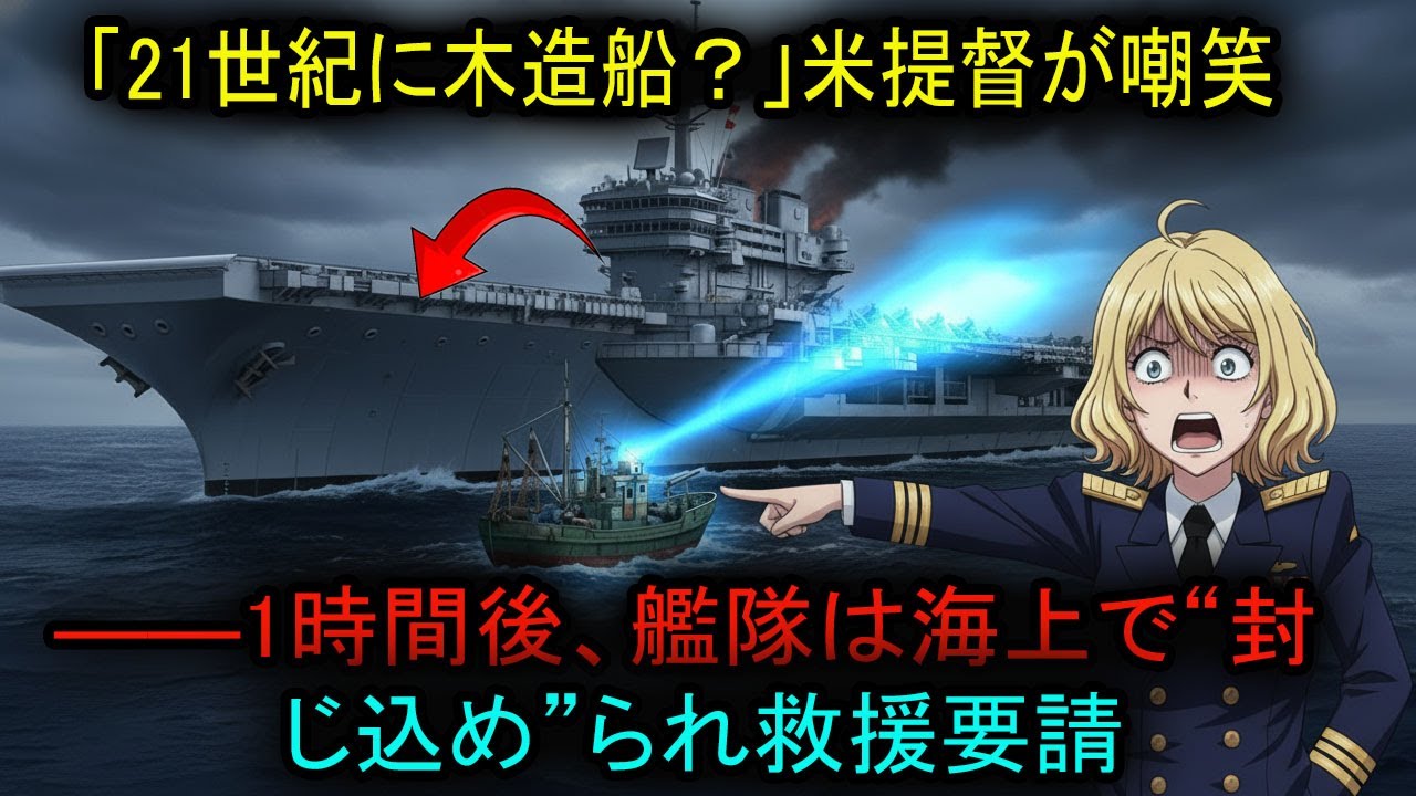 「21世紀に木造船？」米提督が嘲笑――1時間後、艦隊は海上で“封じ込め”られ救援要請 【海外の反応】