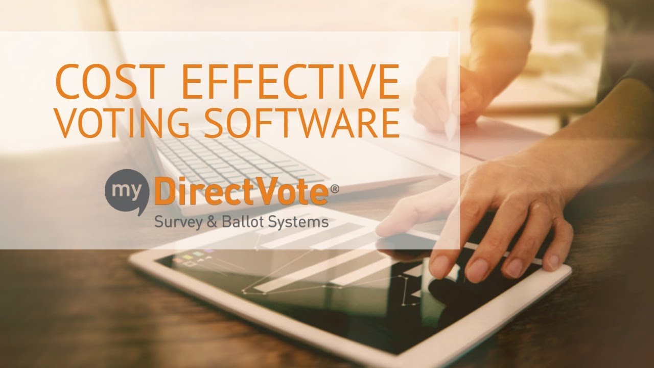 Cost Effective Voting Software - myDirectVote