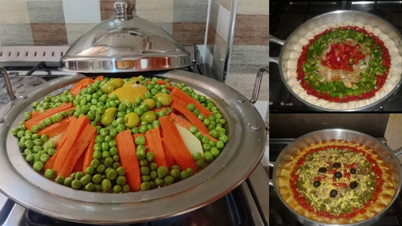 اليوم الرابع في رمضان حضرت معكم طاجين 🥰 وبيتزا اللي كاتجي رائعة شكلا ولا مذاق 🤩