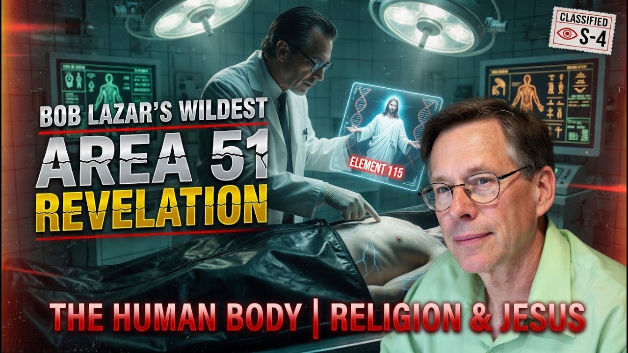 Bob Lazar&rsquo;s Wildest Area 51 Revelation: The Human Body | Religion & Jesus