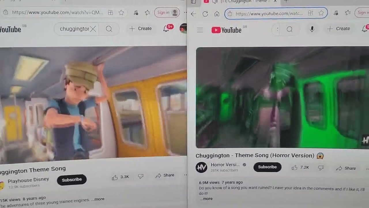 Chuggington vs major chuggington