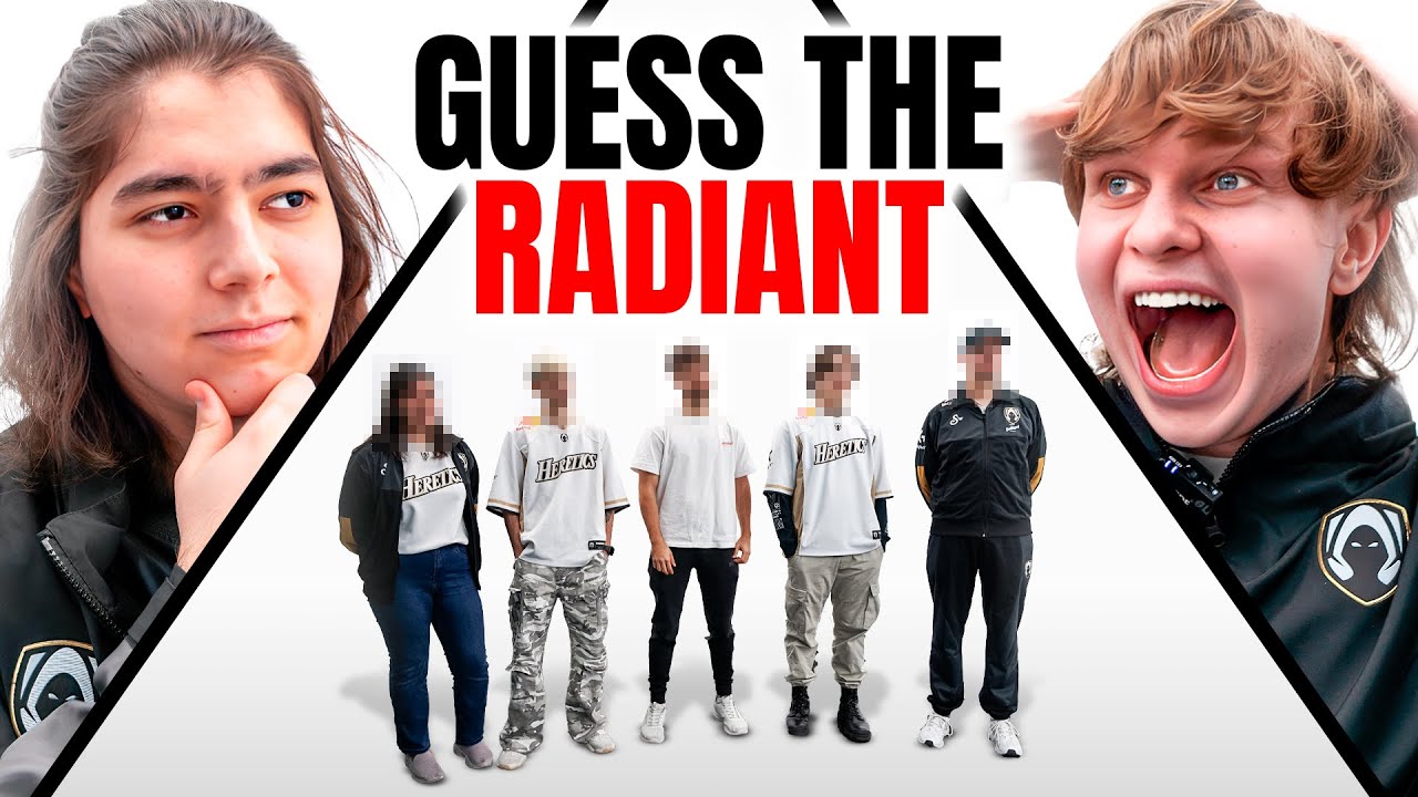 VALORANT PROS GUESS THE RADIANT