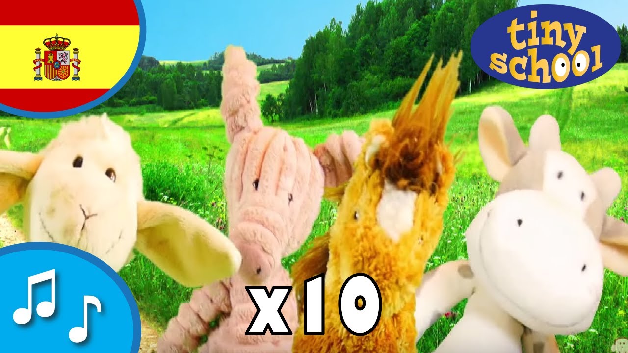 El viejo MacDonald tenía una granja 10 veces - Colección canción infantil para los niños - Tinyscho