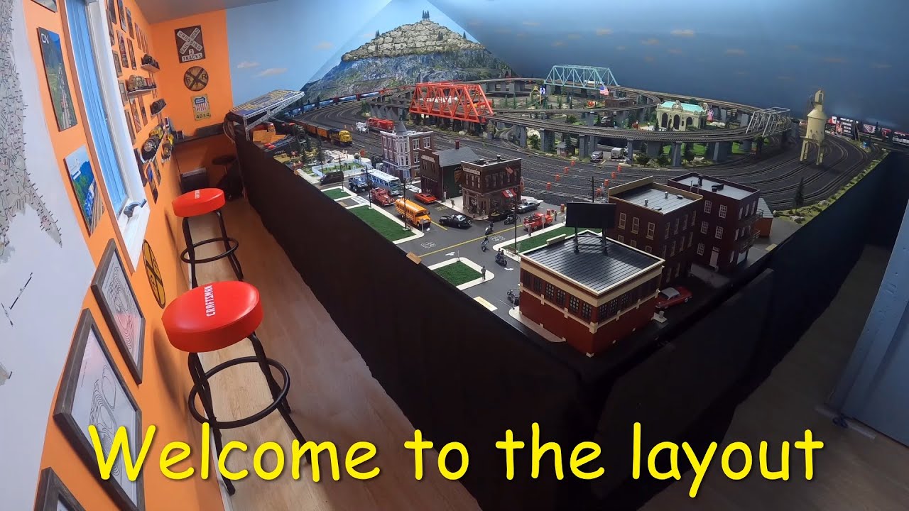 Fine Scale Model Railroad Layout Overview 2 - Lionel Trains - O Scale Model Trains