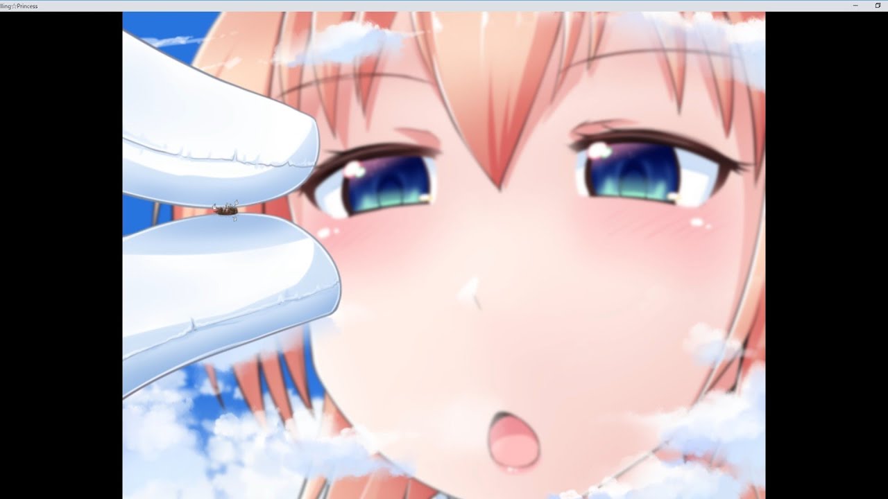 巨大なラフィーネ姫様が散歩する短編ゲーム 　 (Giantess game)　Ochiko Game