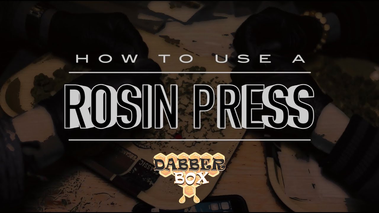 How To Use a Dabber Box Rosin Press