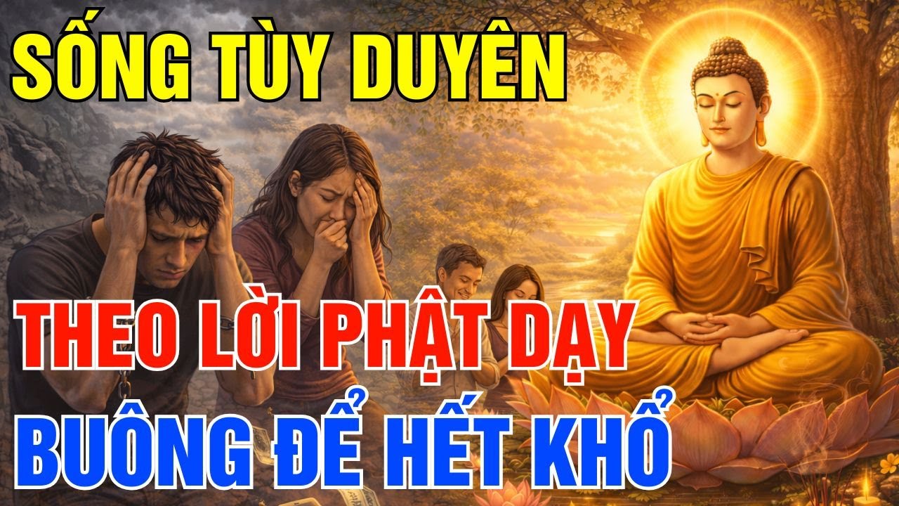 Sống Tùy Duyên Theo Lời Phật Dạy - Buông Đúng Lúc Để Hết Khổ, Tâm Nhẹ Giữa Đời Nhiều Biến Động!