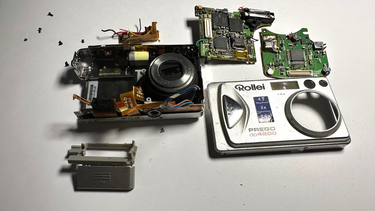 Rollei Prego Digital Camera Disassembly
