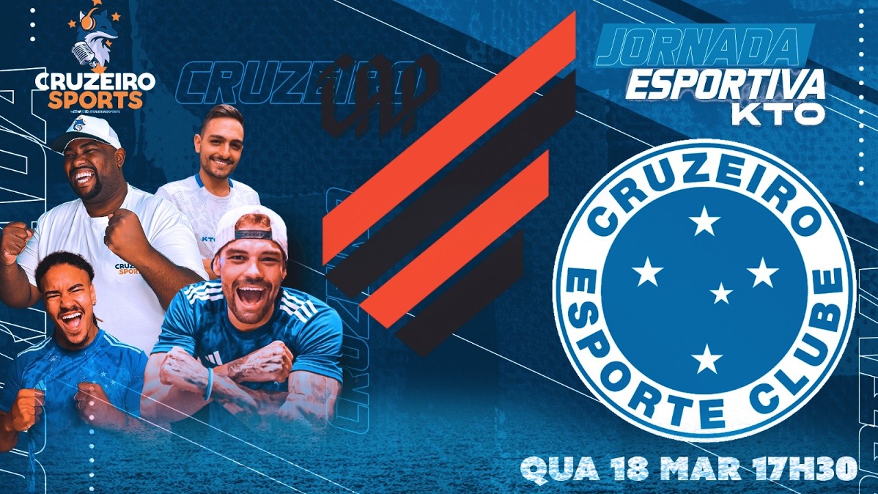 🔴 ATHLETICO-PR X CRUZEIRO | 7ª RODADA BRASILEIRO | JORNADA ESPORTIVA KTO CRUZEIRO SPORTS | AO VIVO
