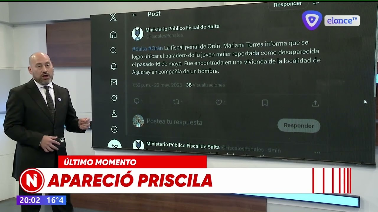 APARECIÓ PRISCILA