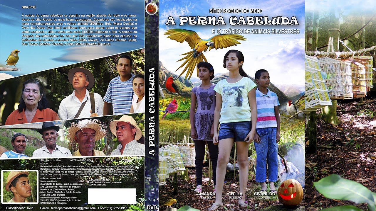 A PERNA CABELUDA E O TR&Aacute;FICO DE ANIMAIS SILVESTRES - FILME COMPLETO HD