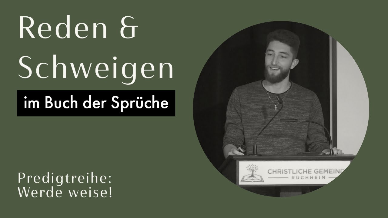 Reden & Schweigen im Buch der Spr&uuml;che (Werde weise!) - Ramon