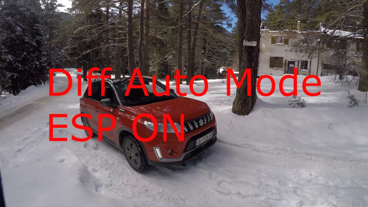 Suzuki NEW Vitara 2019 Allgrip — ТЕСТ НА ЗНЕ — режимы 4x4 | АВТО | СНЕГ | БЛОКИРОВКА | ESP ВЫКЛ.