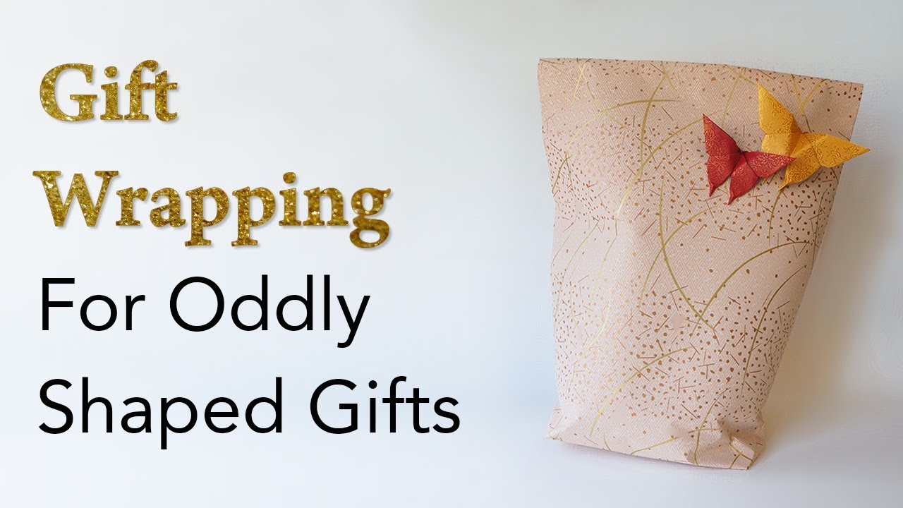 Fast & Easy - How to gift wrap an oddly-shaped gift