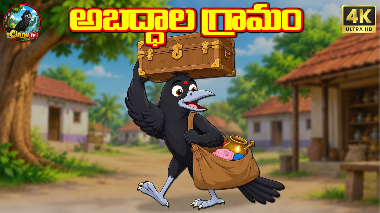 అబద్ధాల గ్రామం - Telugu Kathalu - Telugu Moral Stories - Fairy Tales - Chinnu TV
