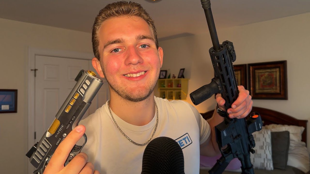 ASMR intense Gun sounds for sleep
