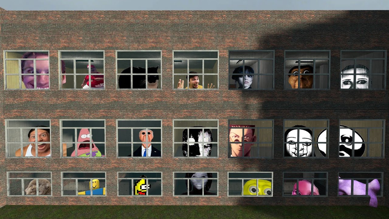 Nico's Nextbots Horror Map Garry's Mod ??!