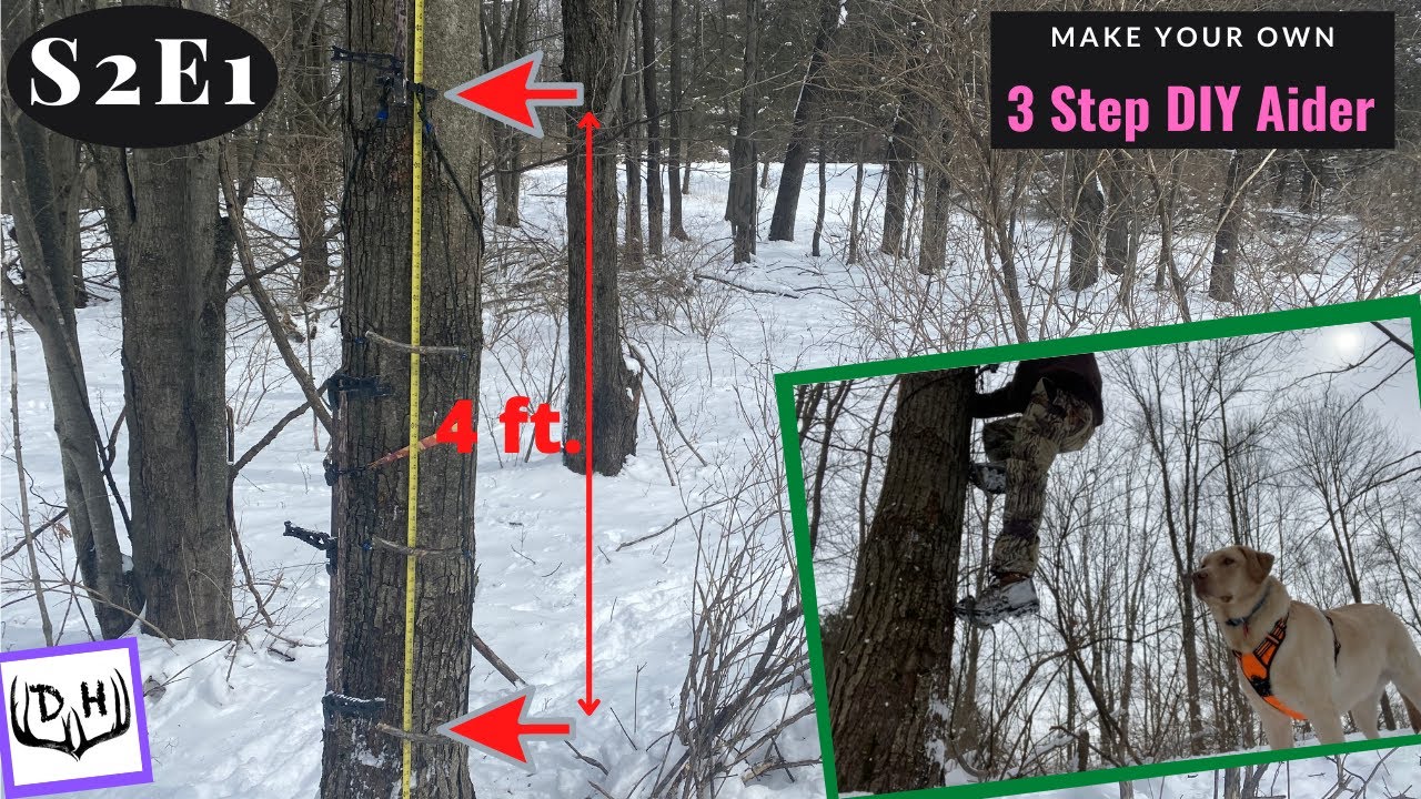 Build a 3 Step Climbing Stick Aider *NEW UPDATED VIDEO 